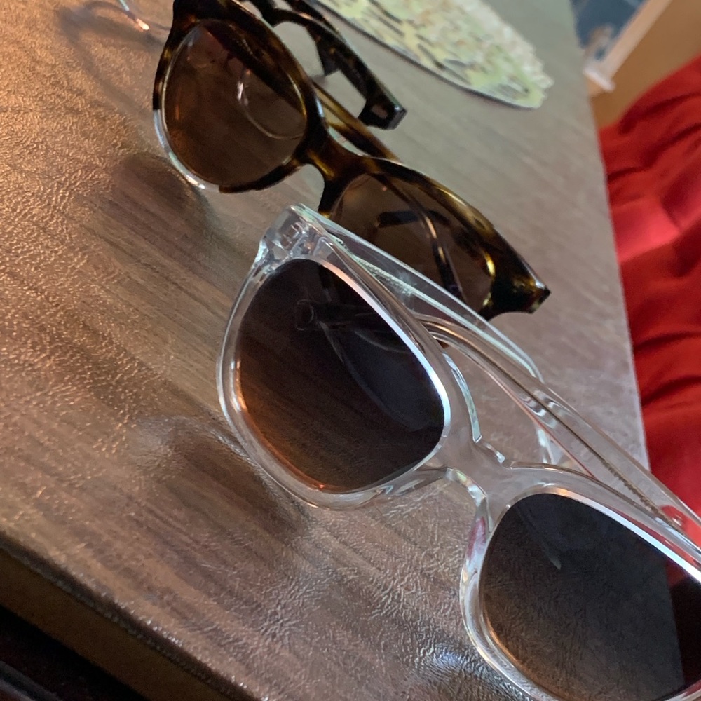 One (1) Warby Parker Glasses with Case